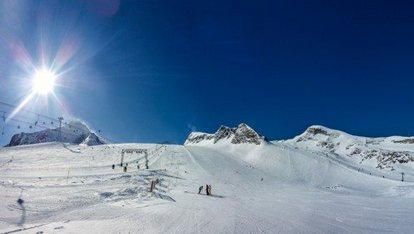 Ski fahren am Kitzsteinhorn - Österreich